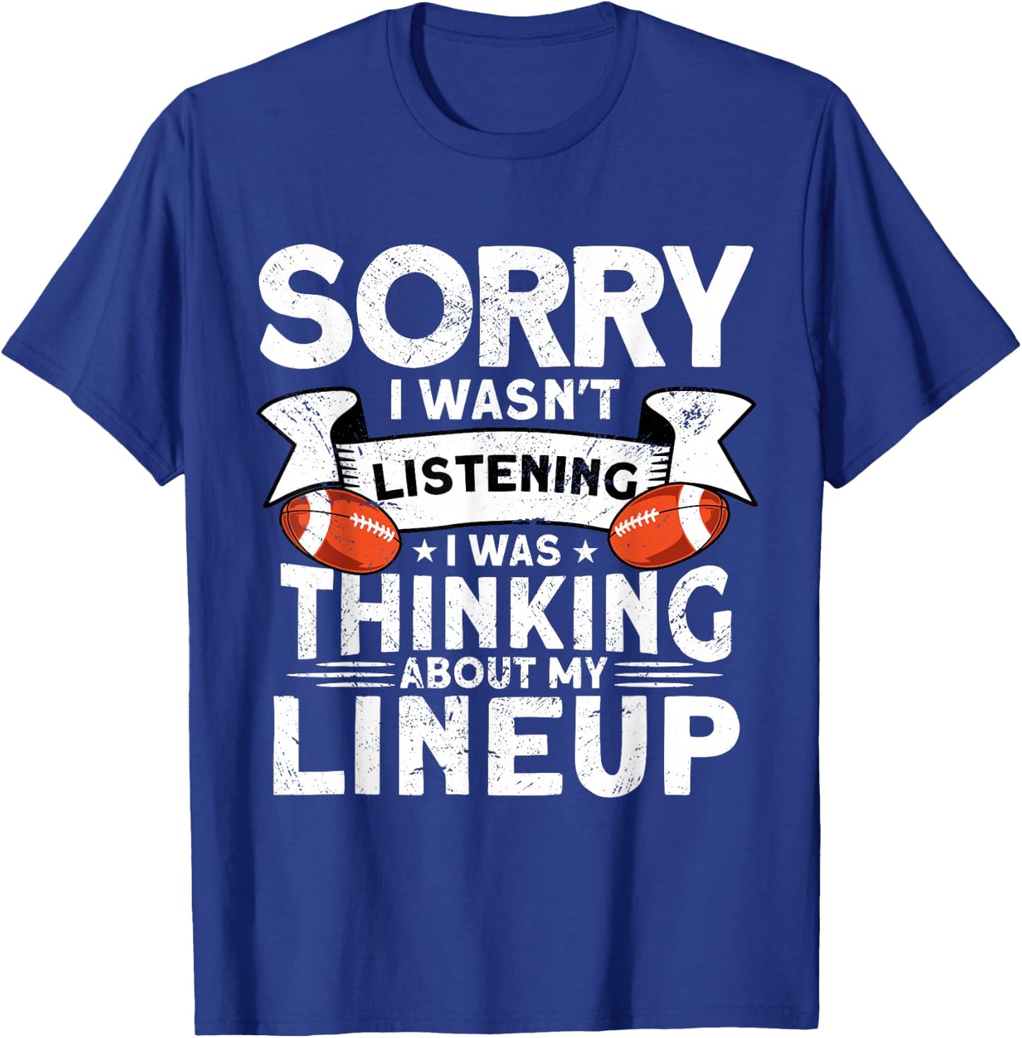 Funny Fantasy Football Player Outfit - Fantasy Football T-Shirt - T-Shirt | Royal