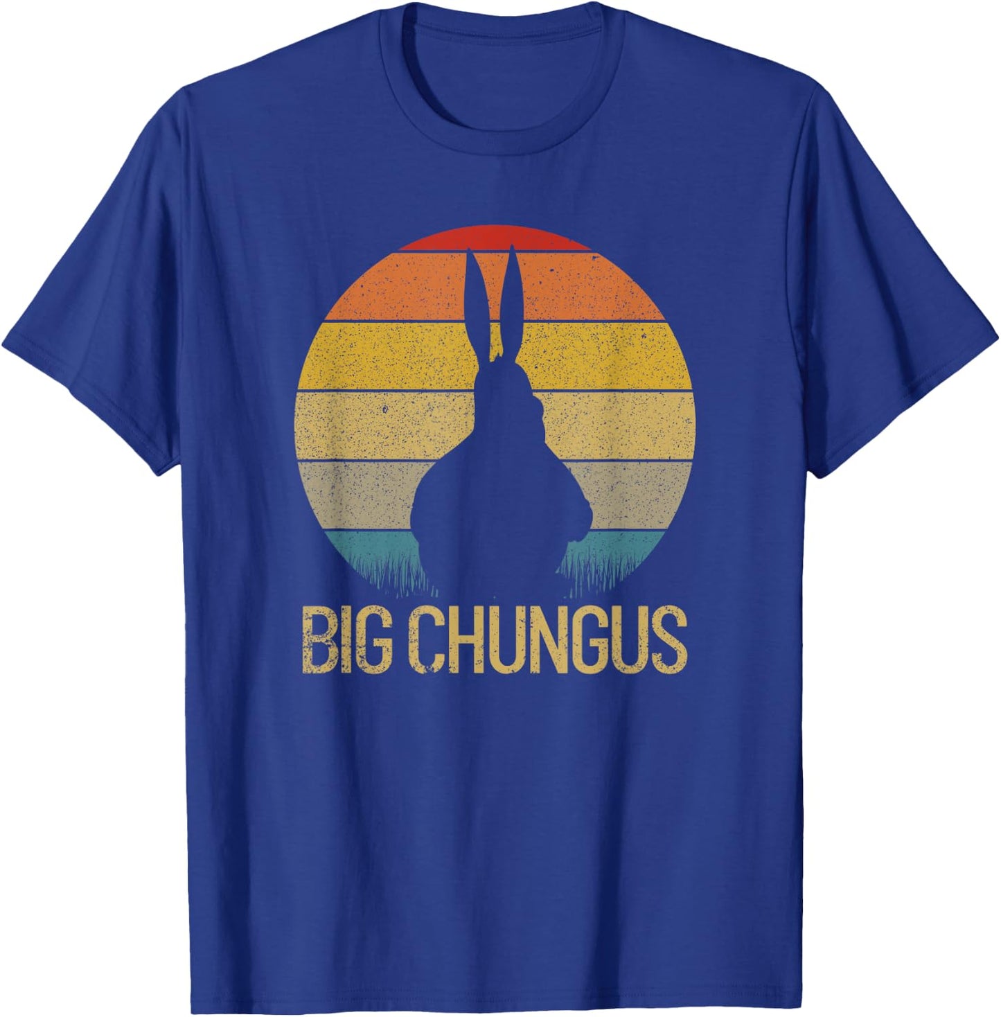 Big Chungus Retro Sunset Vintage Dank Meme Big Chungus T-Shirt - T-Shirt | Royal