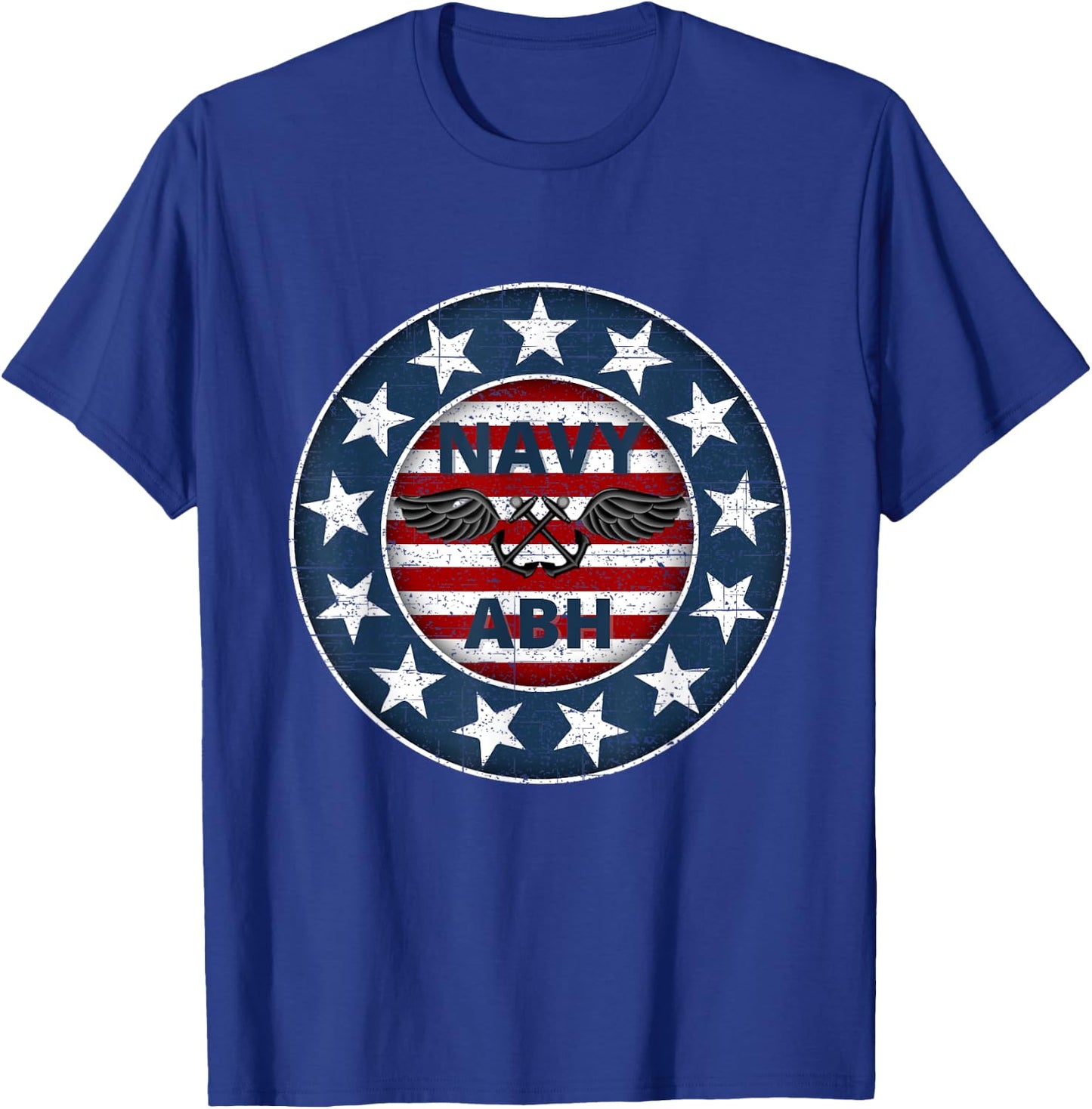 Navy Aviation Boatswain Mate Stars and Stripes T-Shirt - T-Shirt | Royal