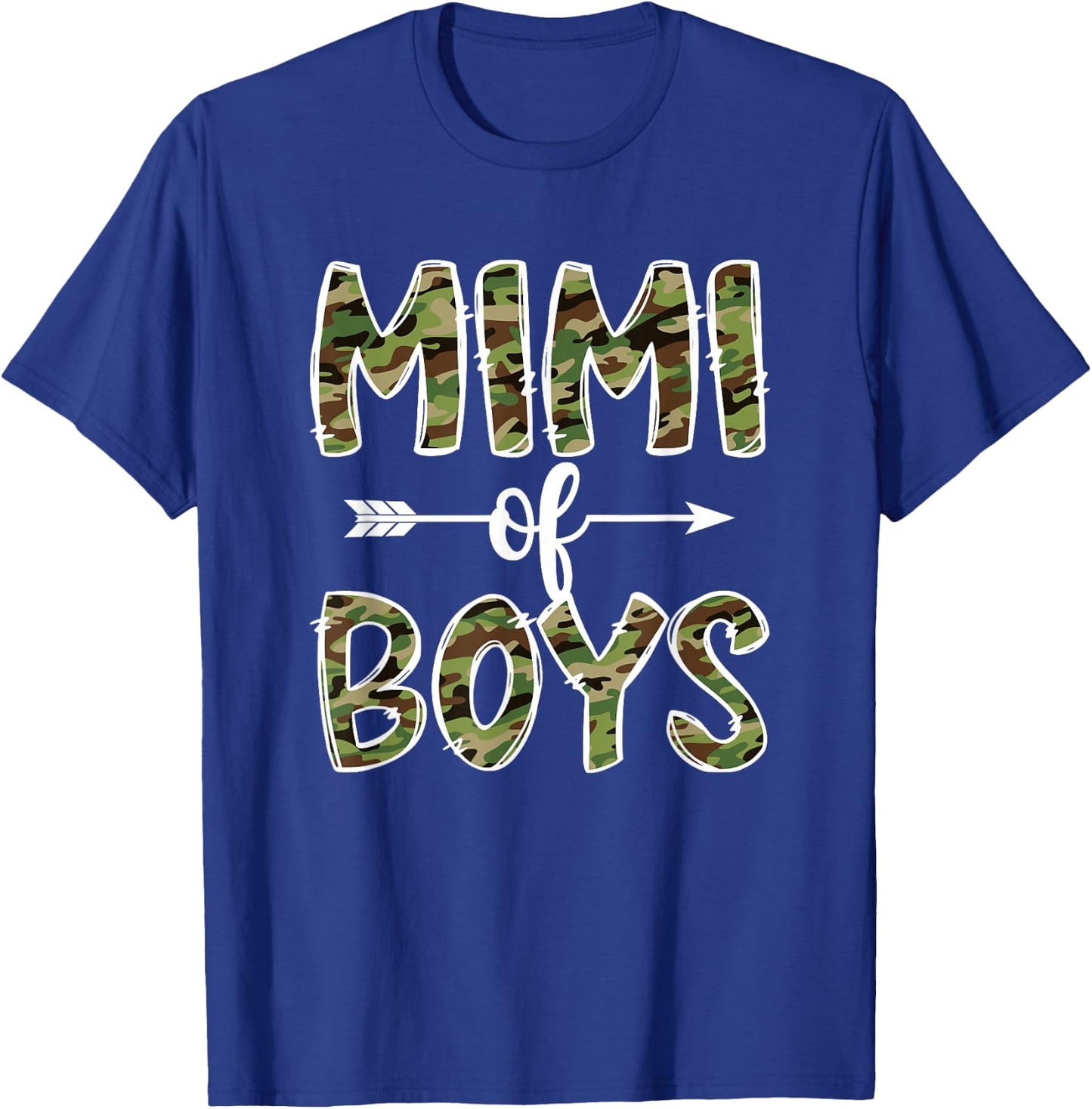 Mimi Of Boys Mimi Grandma Boy Mimi T-Shirt - T-Shirt | Royal