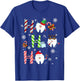 Dentist Christmas Ho Ho Ho Teeth Dental Squad Merry Xmas T-Shirt - T-Shirt | Royal