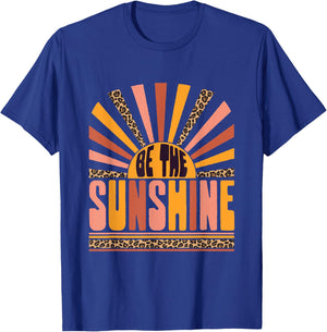Vintage Retro Be The Sunshine Shirt, Summer Leopard Print T-Shirt - T-Shirt | Royal