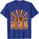 Vintage Retro Be The Sunshine Shirt, Summer Leopard Print T-Shirt - T-Shirt | Royal