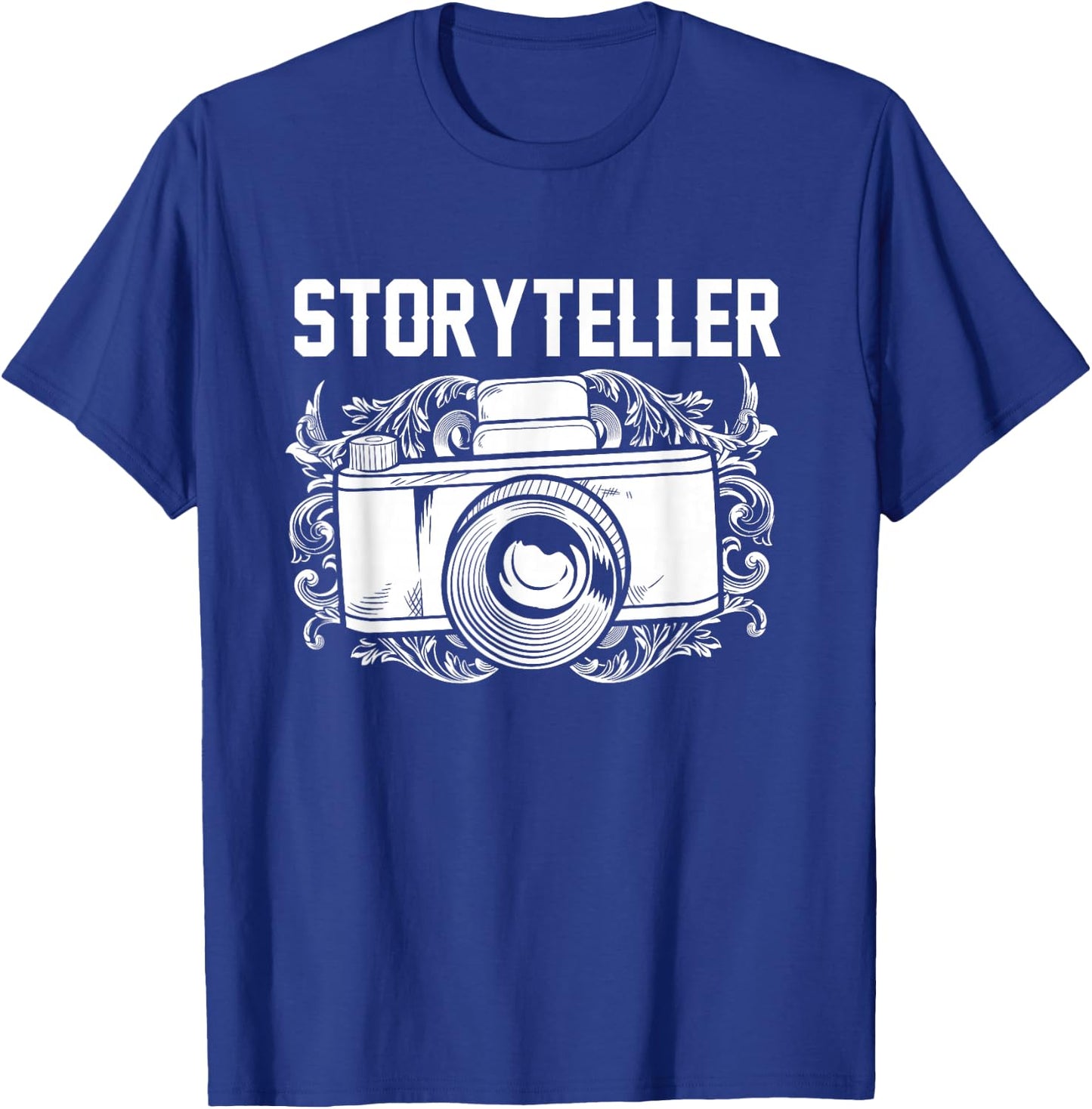 Photography Day - Camera Photographer Storyteller T-Shirt - T-Shirt | Royal