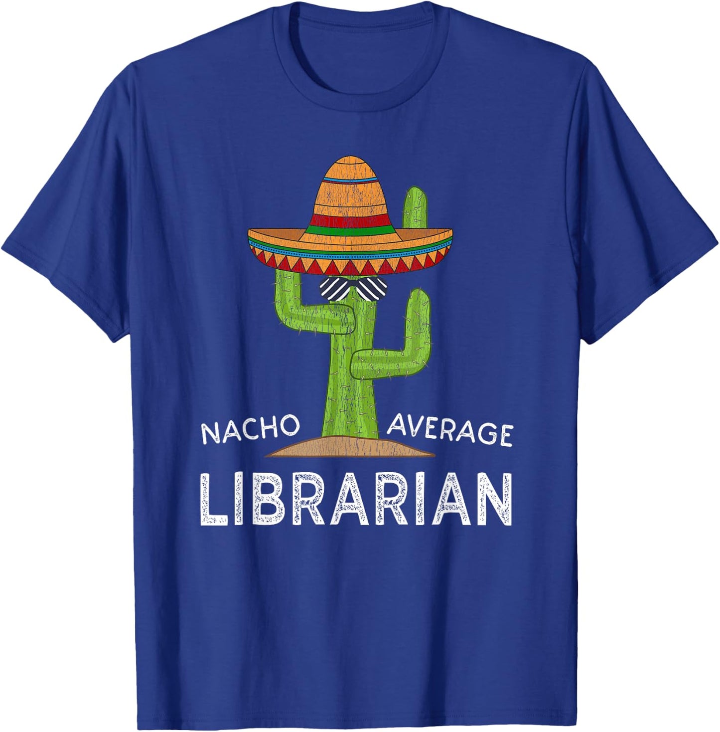 Cute Fun Library Worker Funny Librarian T-Shirt - T-Shirt | Royal