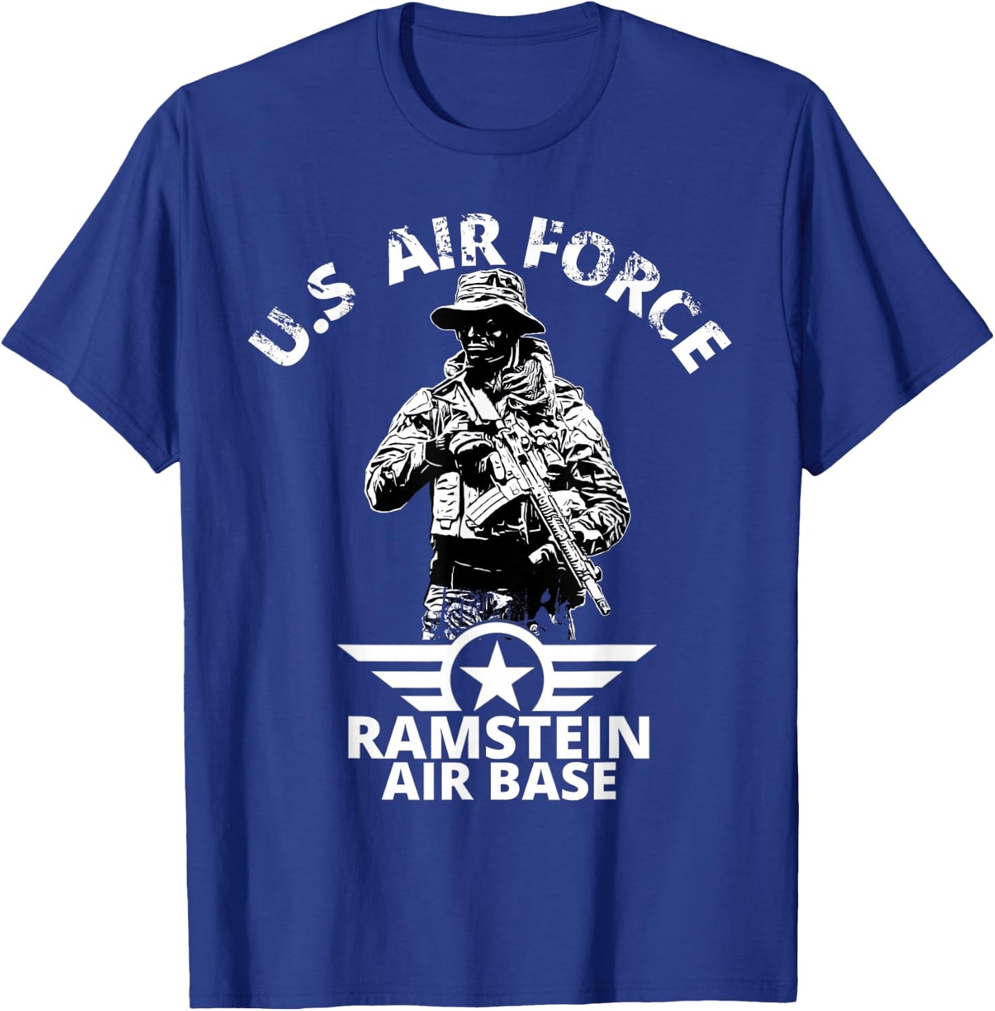 Ramstein Air Base American Army USAF Air Force T-Shirt - T-Shirt | Royal