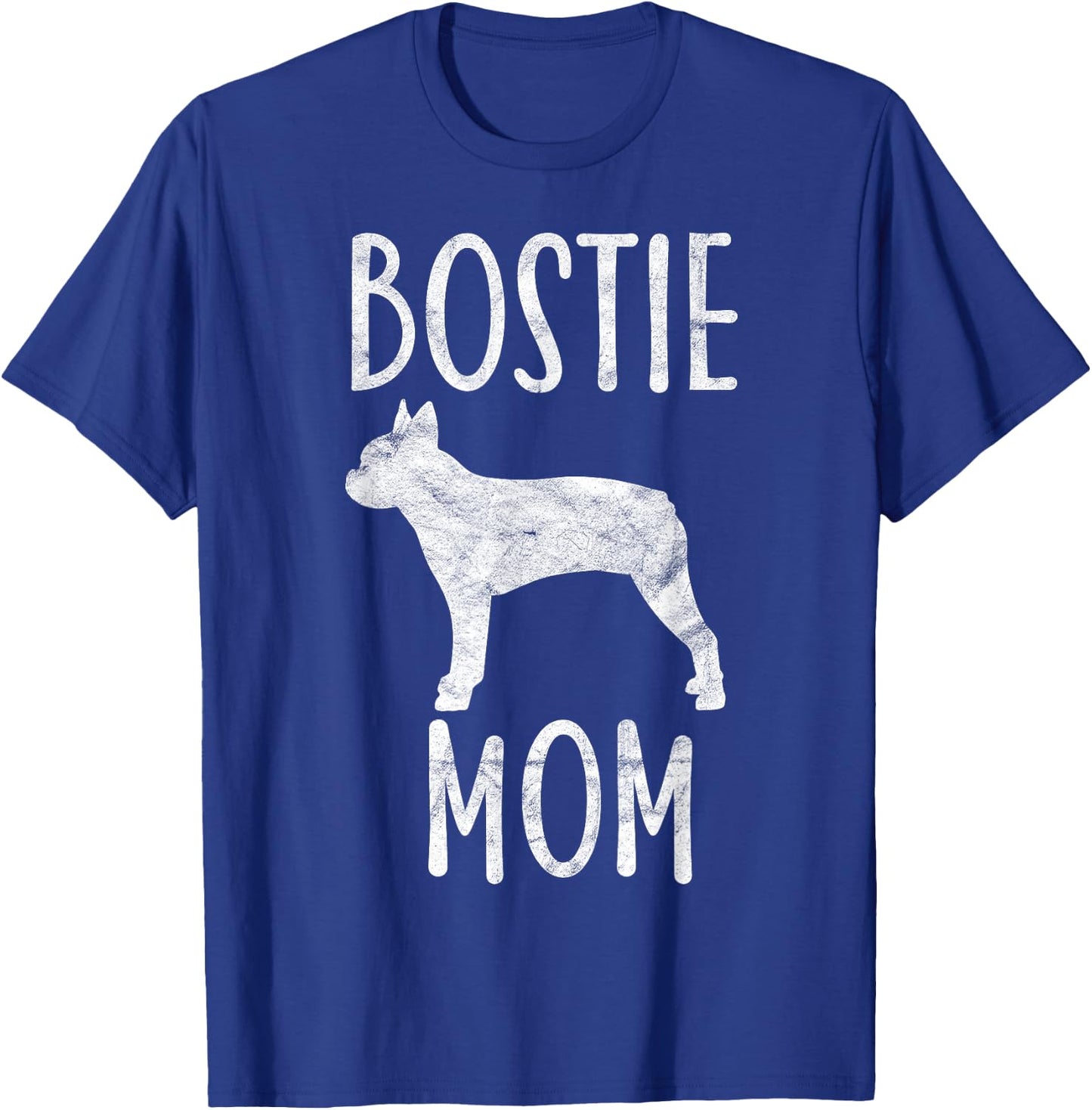 Vintage Boston Terrier Mom Gift Dog Owner Bostie Mother T-Shirt - T-Shirt | Royal