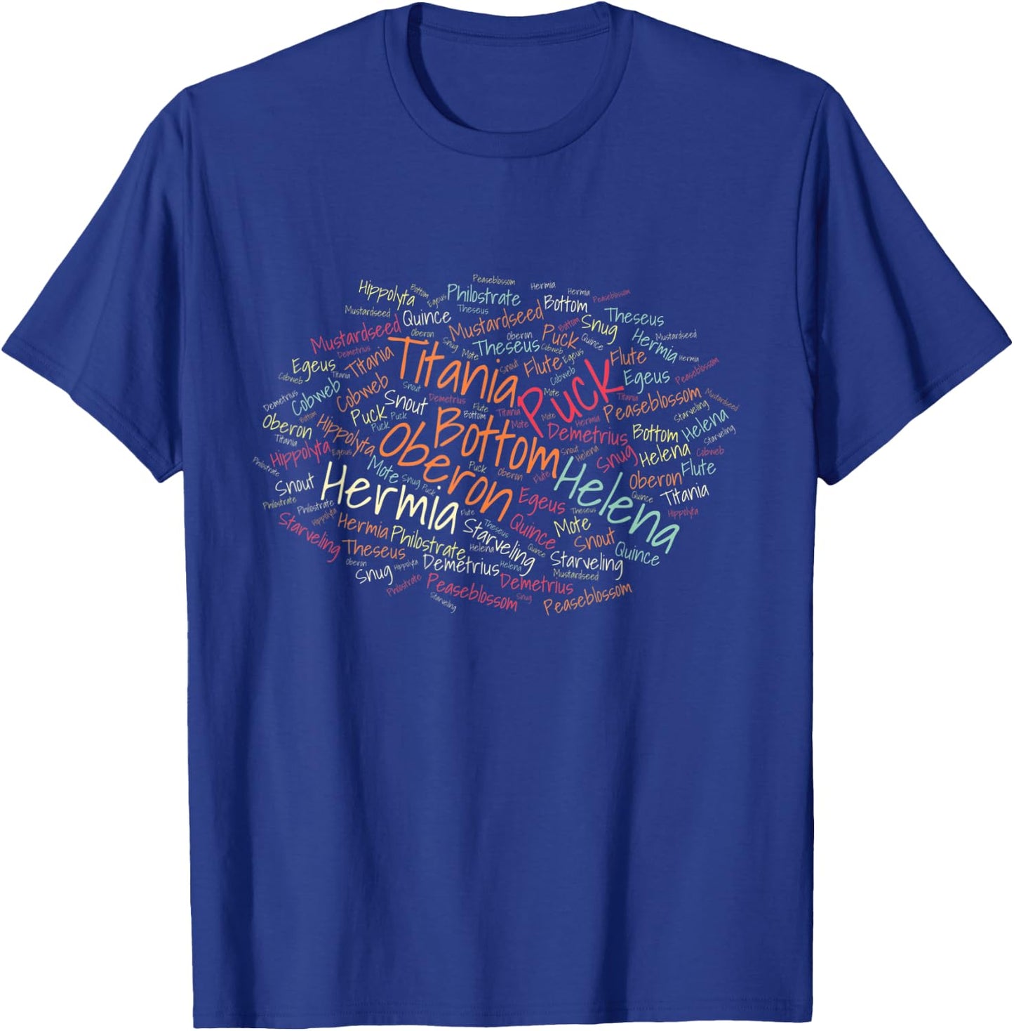 A Midsummer Night's Dream Character Cloud Men Women Kids T-Shirt - T-Shirt | Royal