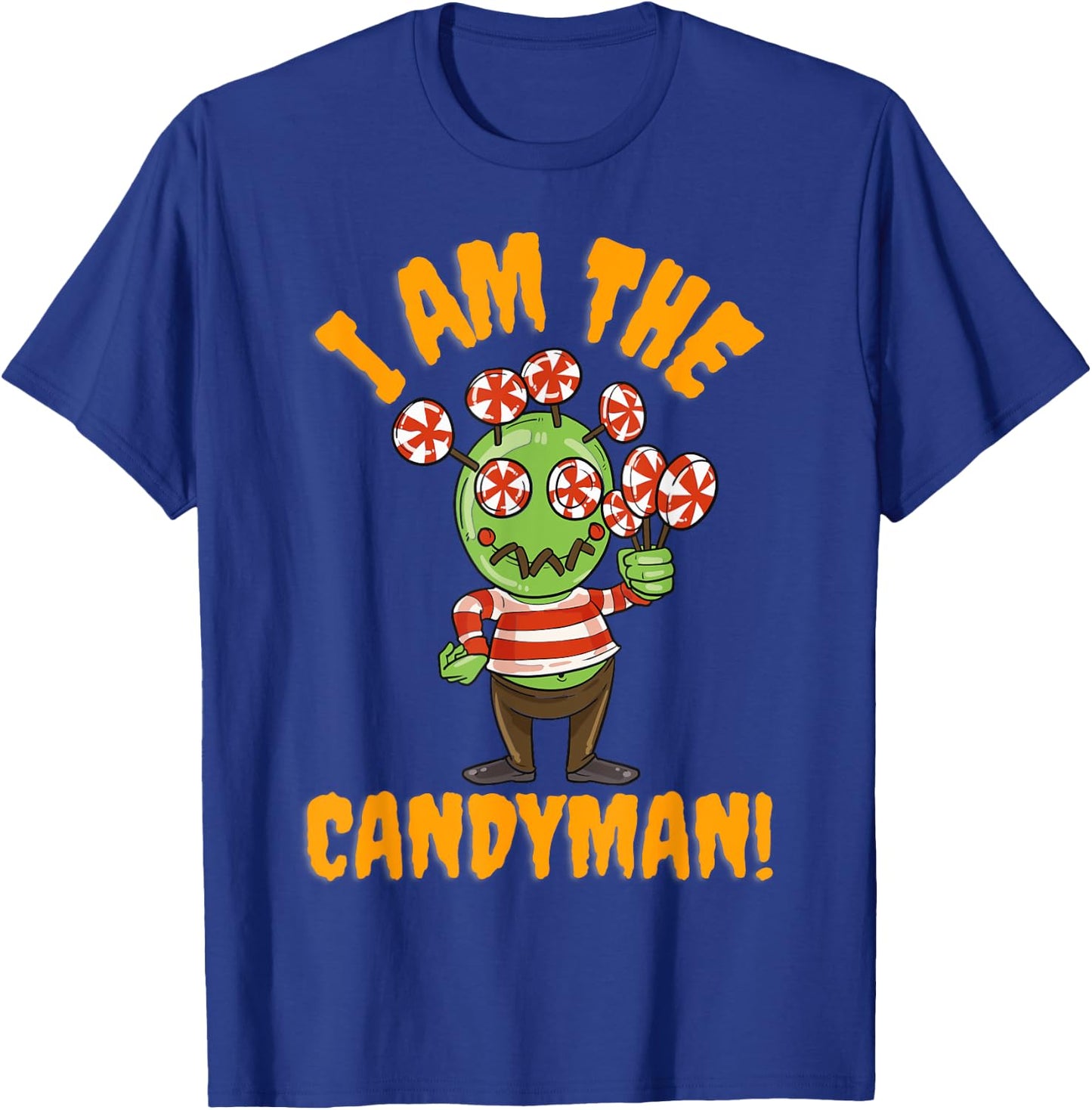 Cute I Am The Candyman Halloween T-Shirt - T-Shirt | Royal