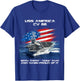 USS America CV-66 Aircraft Carrier Veteran USA Flag Xmas T-Shirt - T-Shirt | Royal