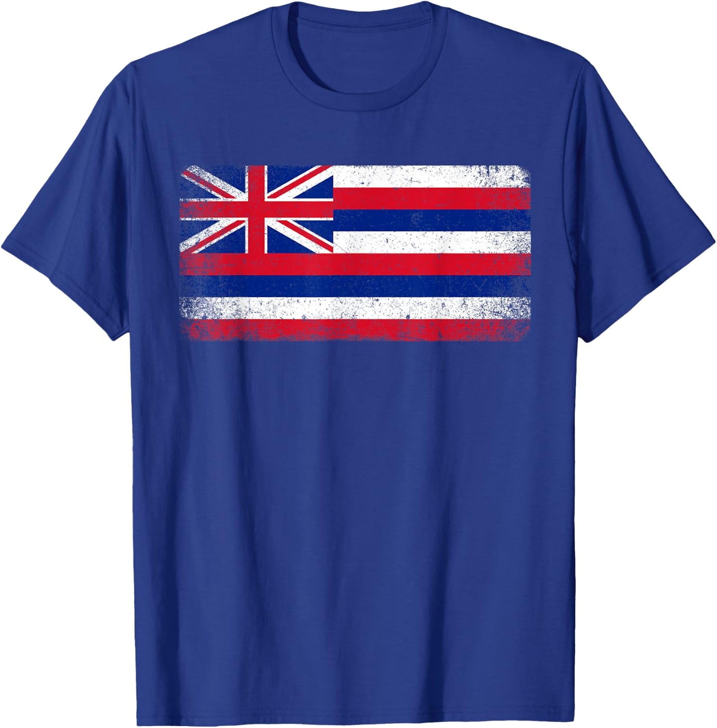 State of Hawaii Hawaiian Flag Retro Vintage Gift Men Women T-Shirt - T-Shirt | Royal