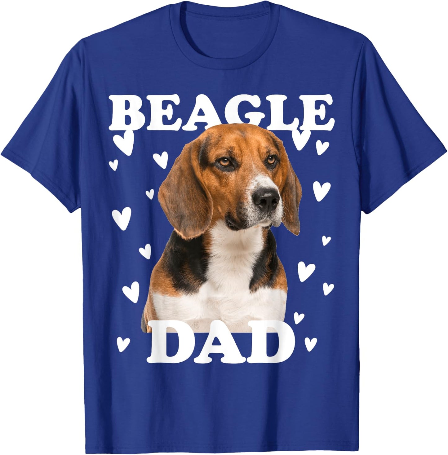 Beagle Dad Papa Daddy Pa Father for Father’s Day T-Shirt - T-Shirt | Royal