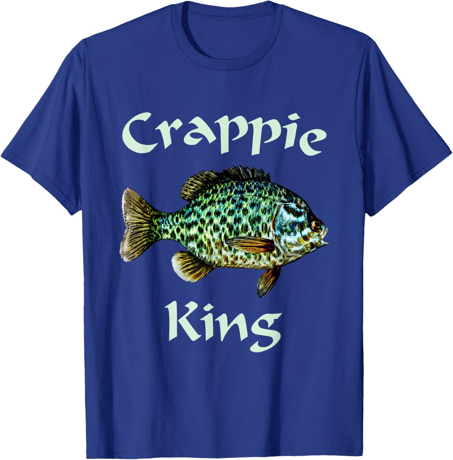 Crappie King T-Shirt - T-Shirt | Royal