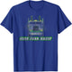 Vintage Old School Trucker Cabover Semi Truck T-Shirt - T-Shirt | Royal