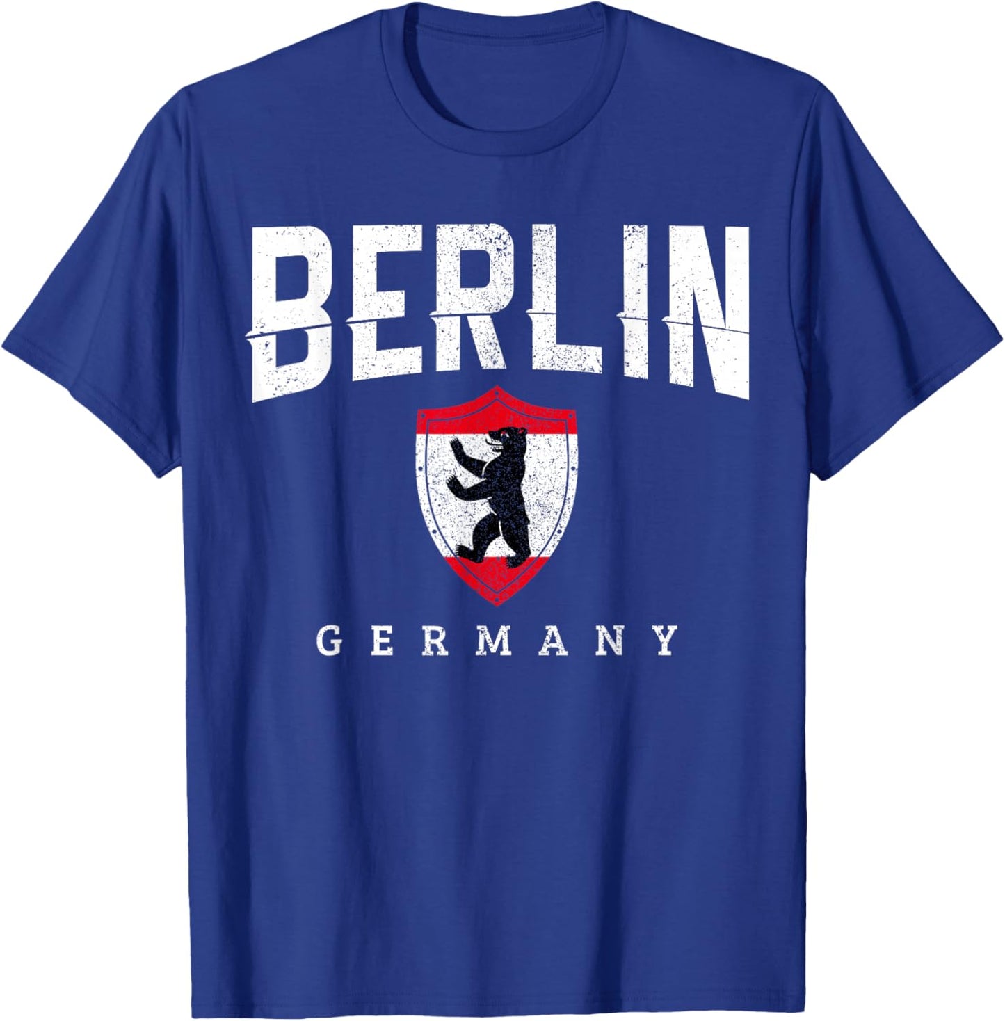 Berlin Germany Bear Flag Souvenir Travel German Gift T-Shirt - T-Shirt | Royal