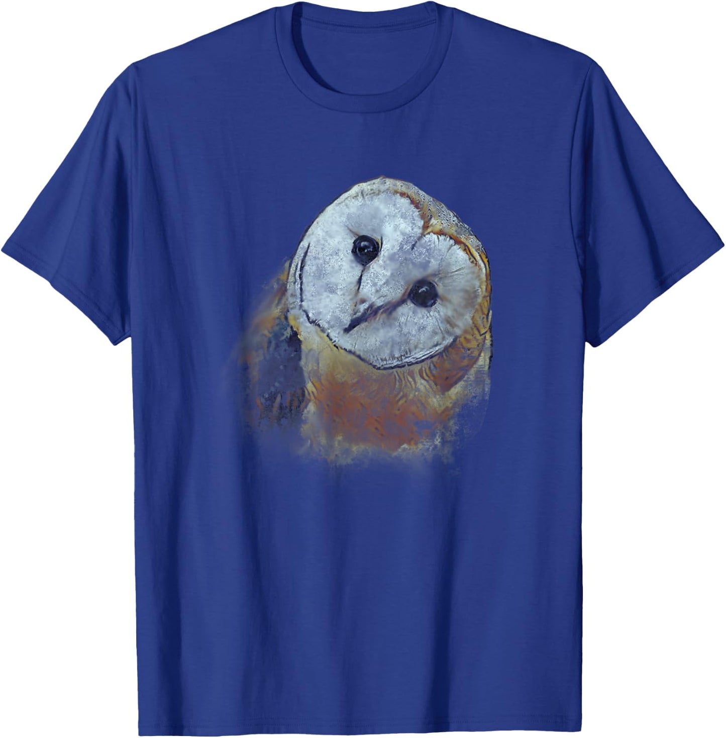 Barn Owl Painting Owl Art T-Shirt - T-Shirt | Royal