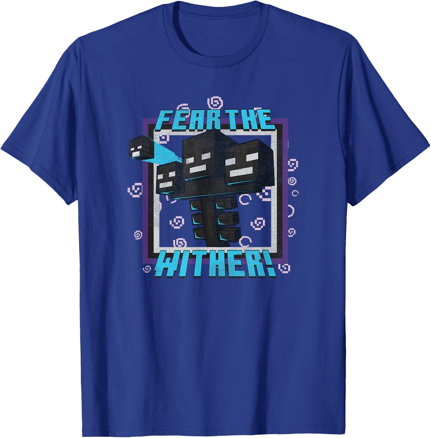 Minecraft Wither Fear The Wither! V2 T-Shirt - T-Shirt | Royal
