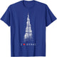 Dubai Burj Khalifa Vintage Skyline I Love Emirate Of Dubai T-Shirt - T-Shirt | Royal