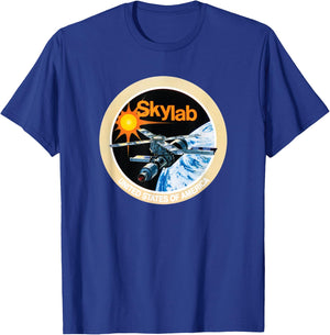 NASA Skylab Space Program T-Shirt - T-Shirt | Royal