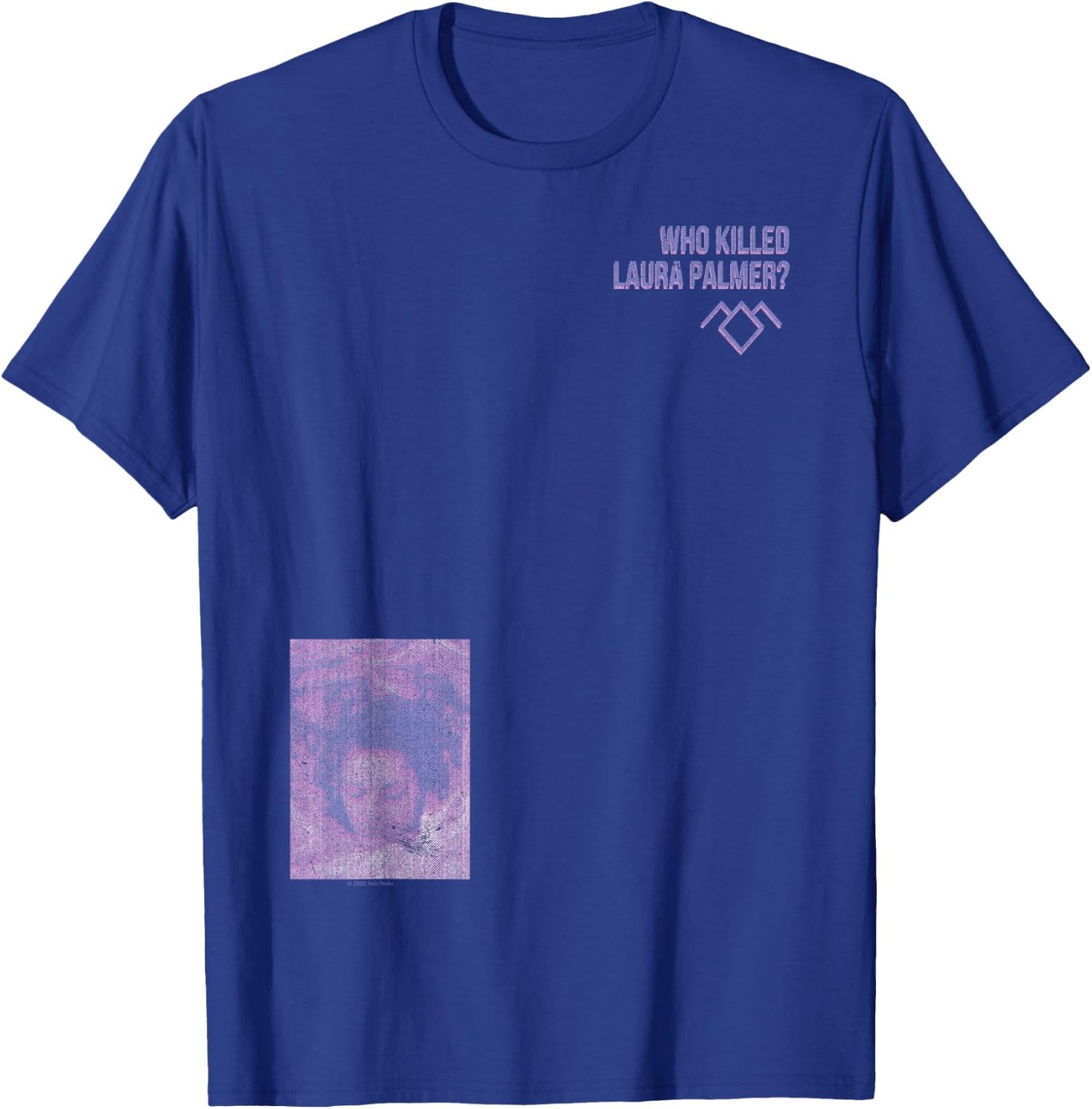 Twin Peaks Who Killed Laura Palmer Purple Peaks T-Shirt - T-Shirt | Royal