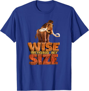 Ice Age Manny Mammoth Wise Beyond My Size T-Shirt - T-Shirt | Royal