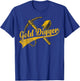 Gold plaque with crossed pick and shovel gold digger T-Shirt - T-Shirt | Royal