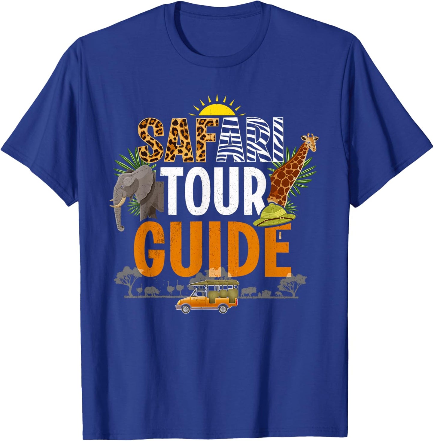 Funny Safari Tour Guide Shirt Africa T-Shirt - T-Shirt | Royal