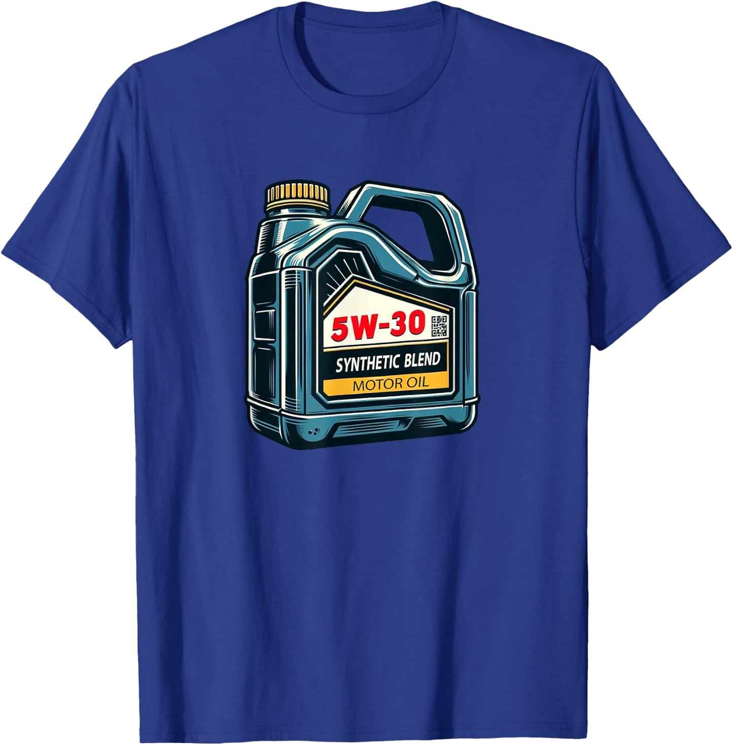 5W-30 Motor Oil Mechanic T-Shirt - T-Shirt | Royal