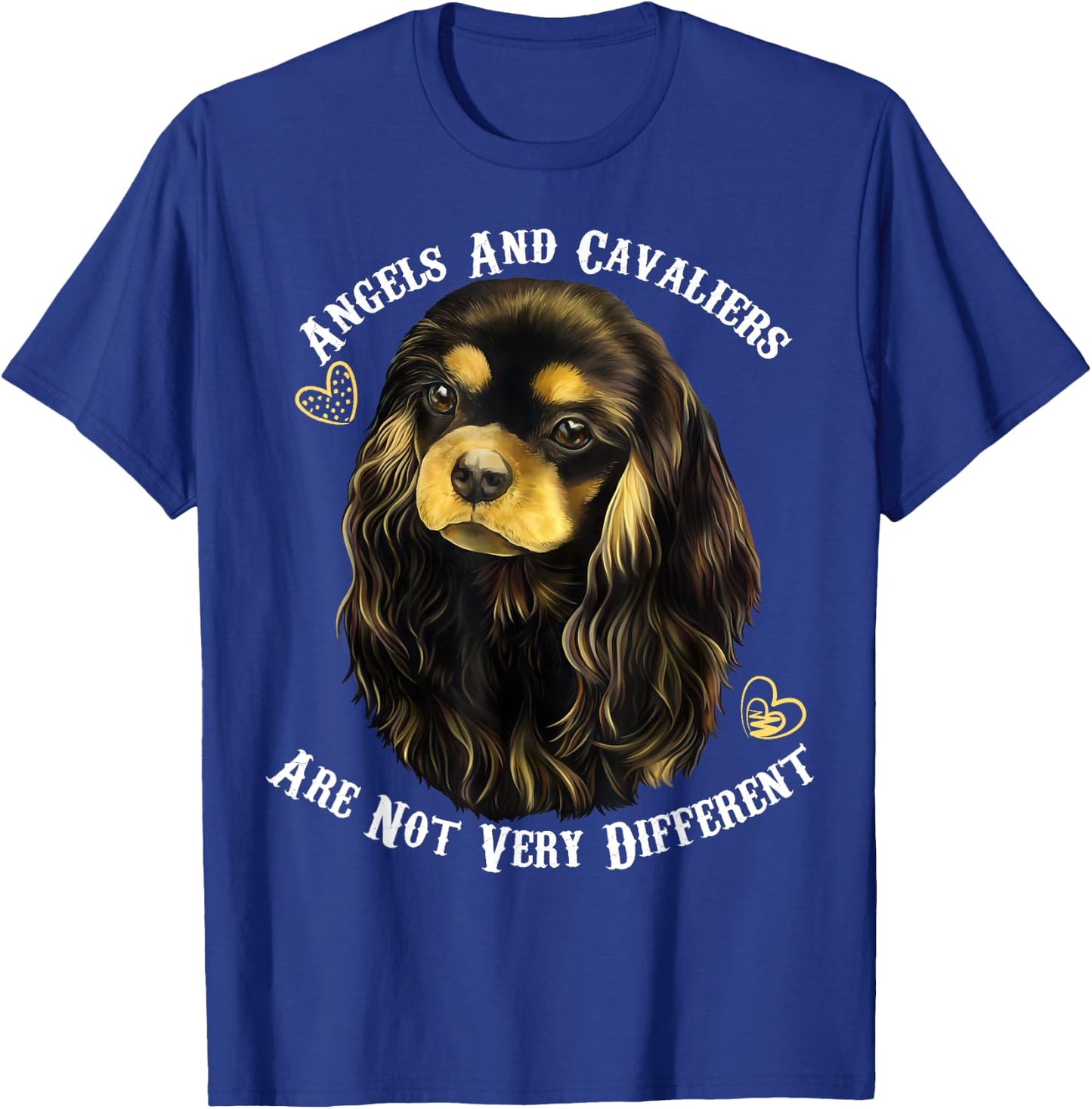 Cavalier King Charles Spaniel Black and Tan T-Shirt - T-Shirt | Royal