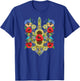 Ukraine Birds Red Poppies Trysub Retro Ukrainian Vyshyvanka T-Shirt - T-Shirt | Royal