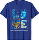 Funny LOVE Speech Language Therapist Menorah Jewish Hanukkah T-Shirt - T-Shirt | Royal