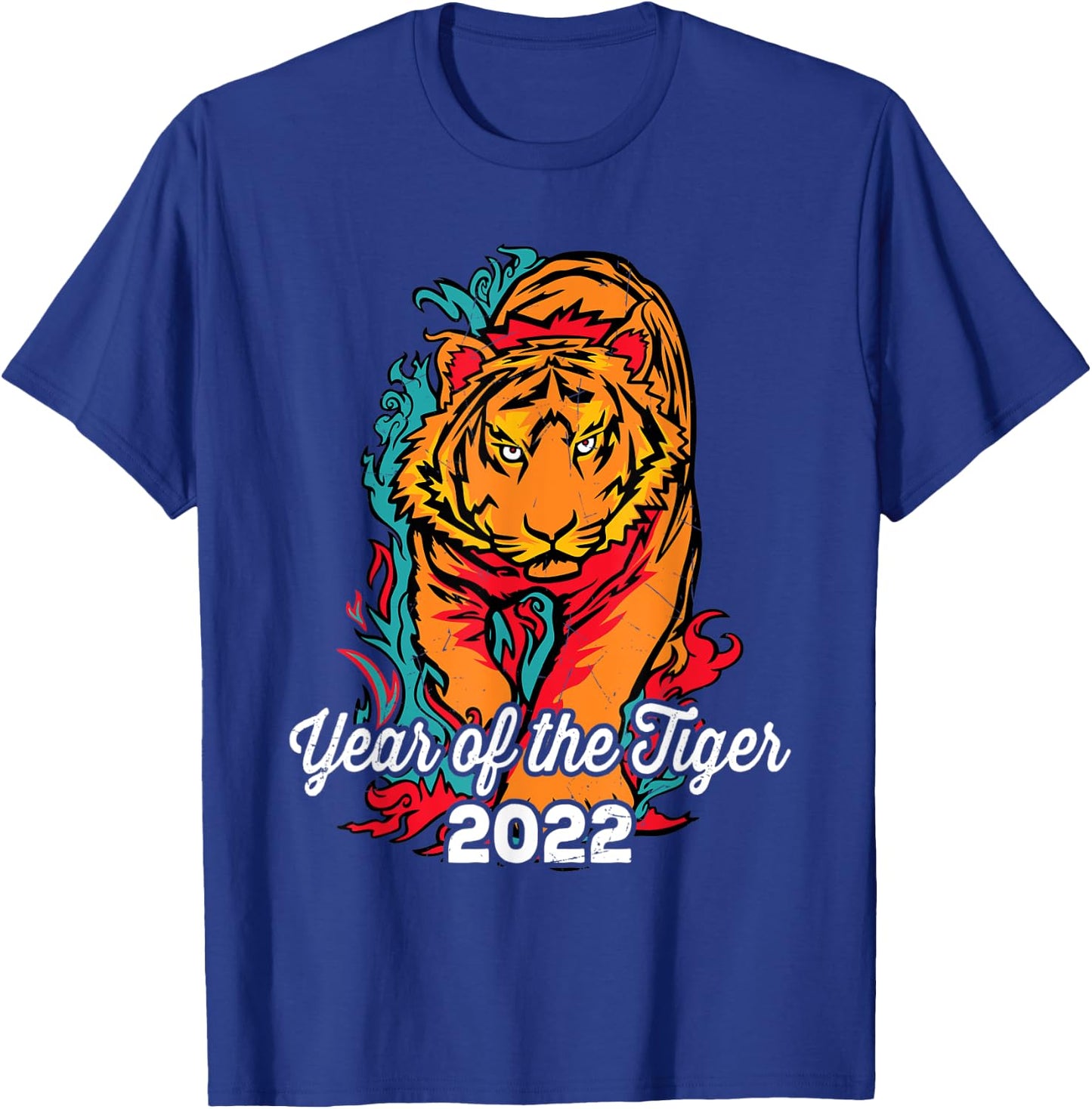 Water Tiger Year of the Tigers 2022 T-Shirt - T-Shirt | Royal