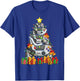 Gamer christmas tree pajamas kids boys men video games xmas T-Shirt - T-Shirt | Royal