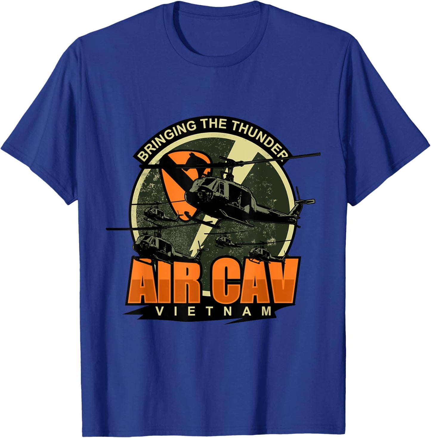1st Air Cavalry Division Vietnam Veteran Veterans Day Xmas T-Shirt - T-Shirt | Royal