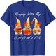 Funny Thanksgiving Shirts Gnome - Gnomies Lover T-Shirt - T-Shirt | Royal