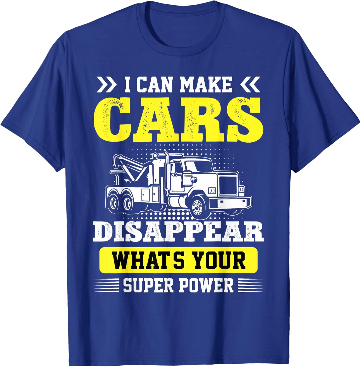 Tow trucker towing services towing truck funny tow truck T-Shirt - T-Shirt | Royal