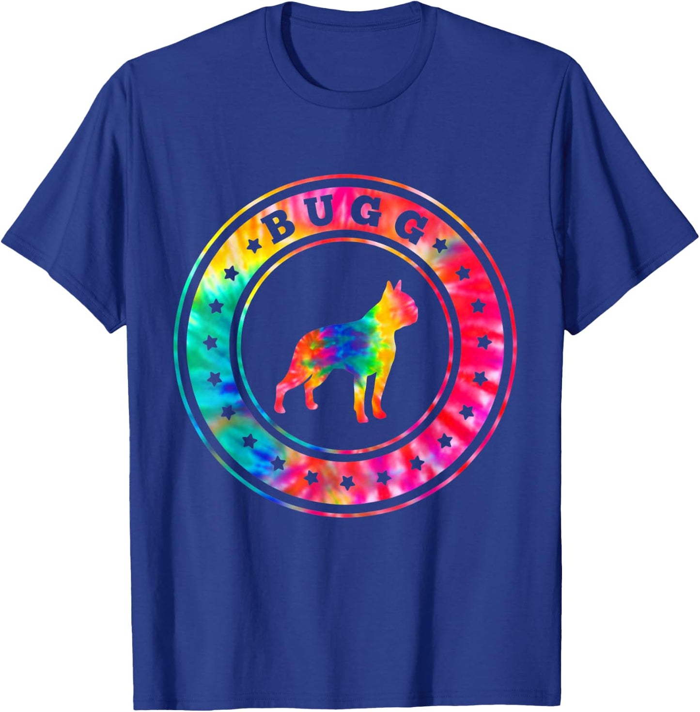 Tie Dye Bugg Dog Mom Dad Pet Lover T-Shirt - T-Shirt | Royal