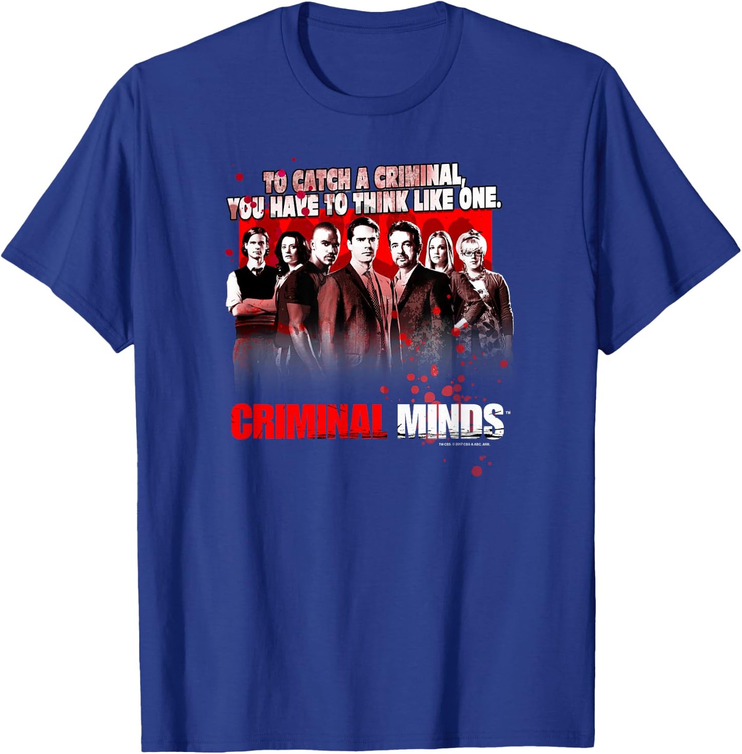 Criminal Minds Think Like One T-Shirt - T-Shirt | Royal