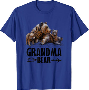 Cute Grandma Bear for Gigi or Nana - Mother's Day T-Shirt - T-Shirt | Royal