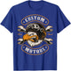 Beautiful biker, motorcycle club, eagle, chopper gift T-Shirt - T-Shirt | Royal