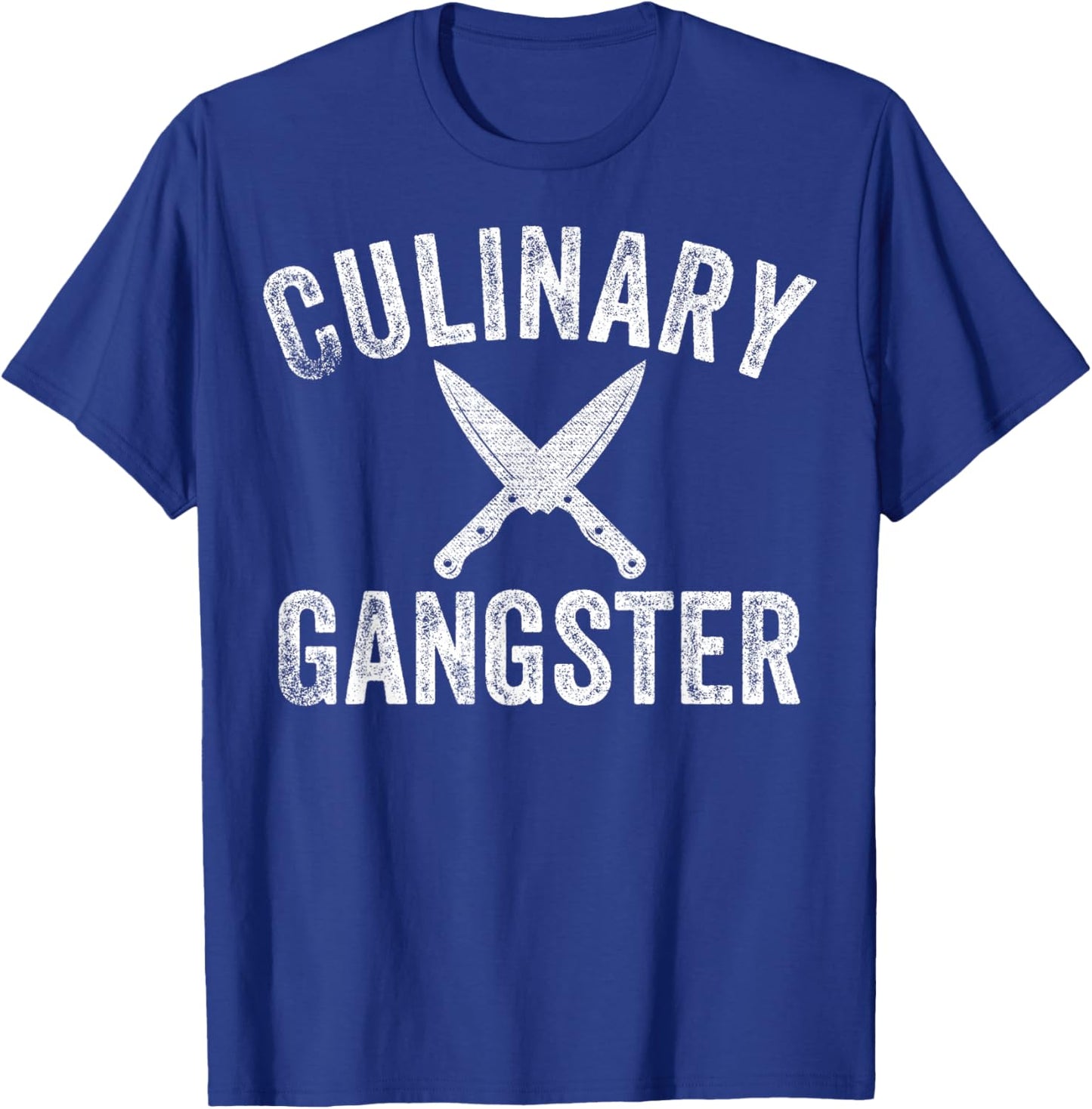 Culinary Gangster Cooking Themed Chefs Cooking Enthusiasts T-Shirt - T-Shirt | Royal