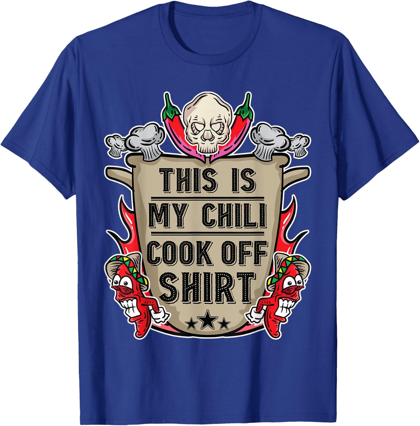 This Is My Chili Cook Off Shirt Cooking Competition Team T-Shirt - T-Shirt | Royal