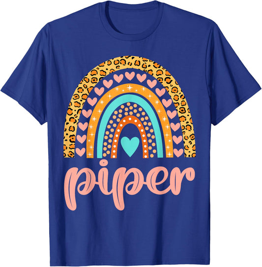 Piper Piper Name Birthday Shirt Gift T-Shirt - T-Shirt | Royal