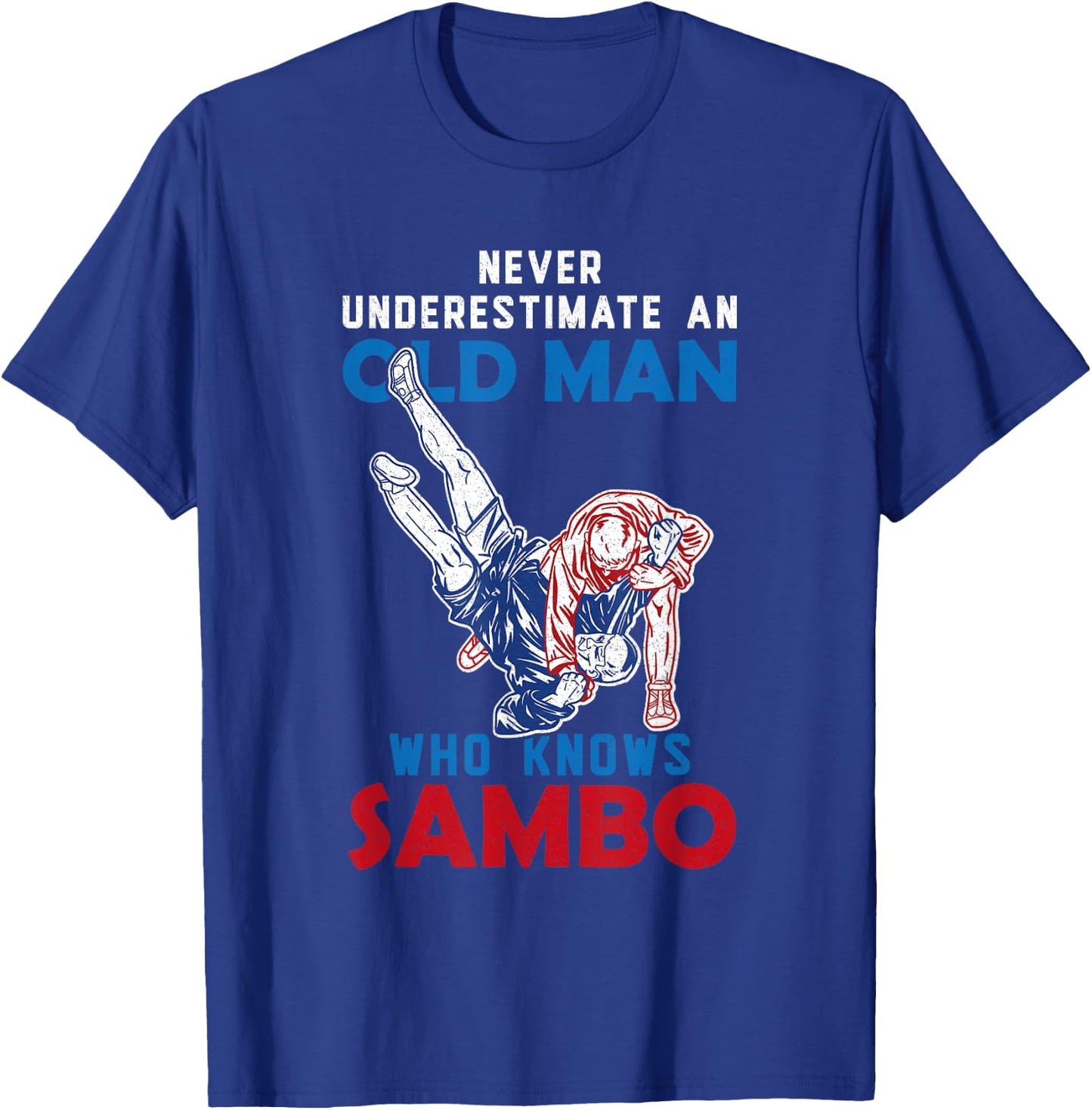 Sambo Rings Martial Arts Russia Soviet Union Martial Arts T-Shirt - T-Shirt | Royal