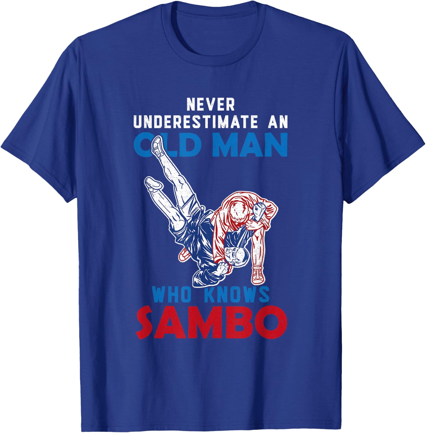 Sambo Rings Martial Arts Russia Soviet Union Martial Arts T-Shirt - T-Shirt | Royal