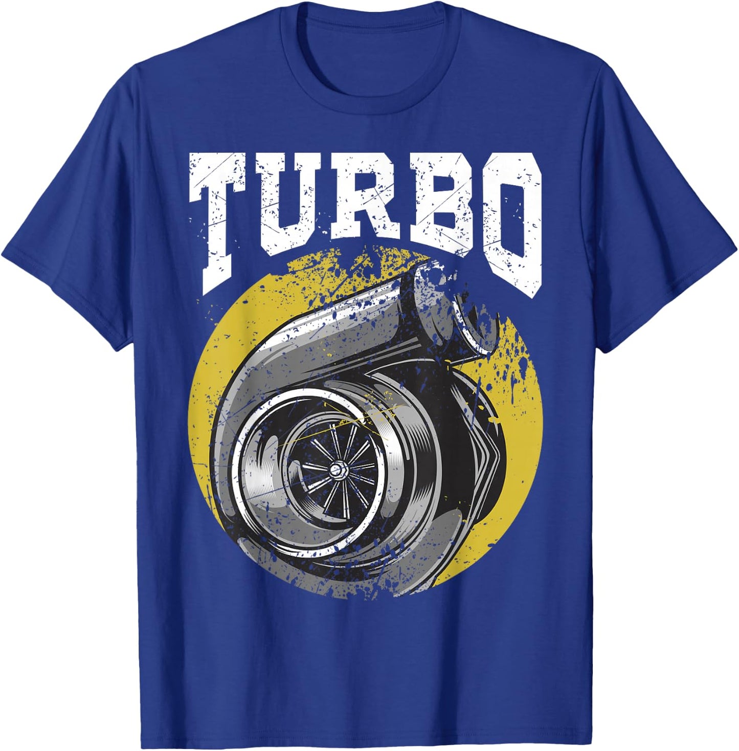 Turbo Charged for Racing Lovers T-Shirt - T-Shirt | Royal