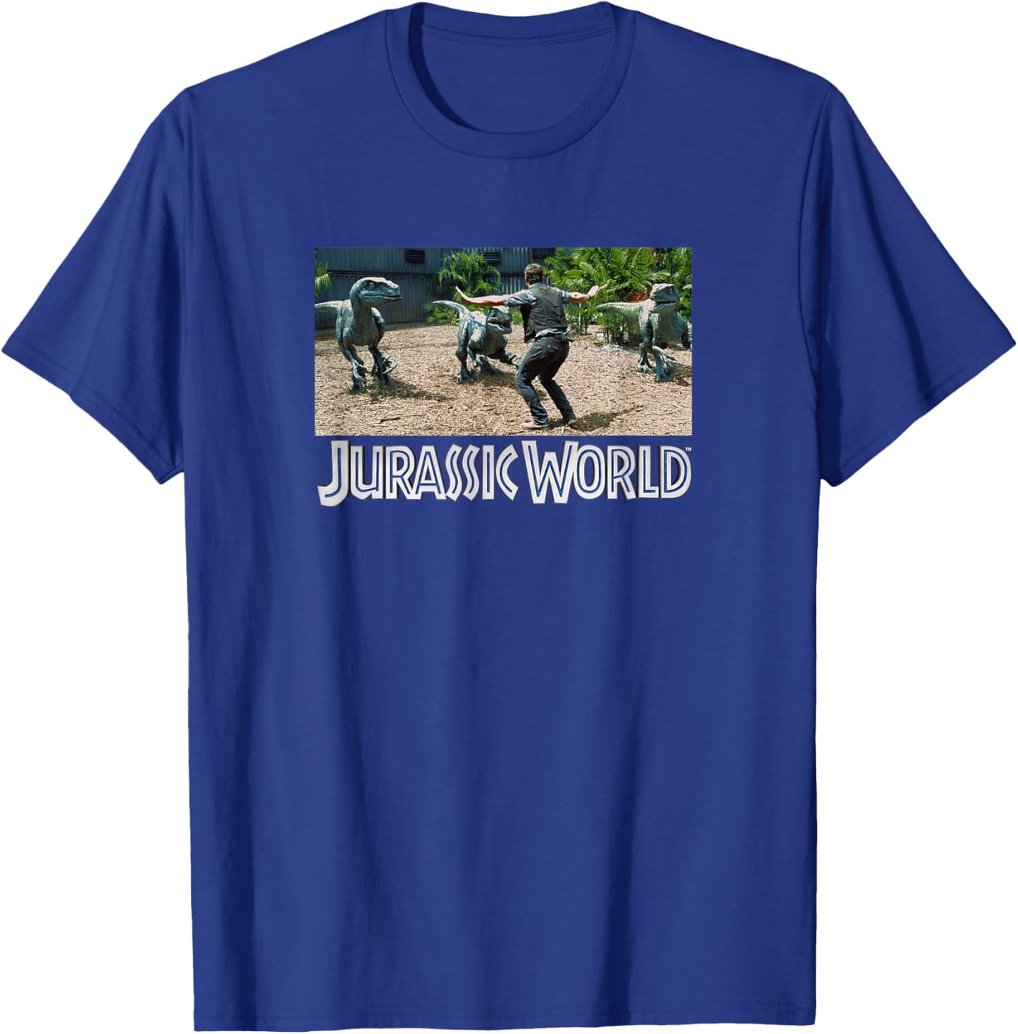 Jurassic World Owen Grady Velociraptor Trainer , Black, Small T-Shirt - T-Shirt | Royal