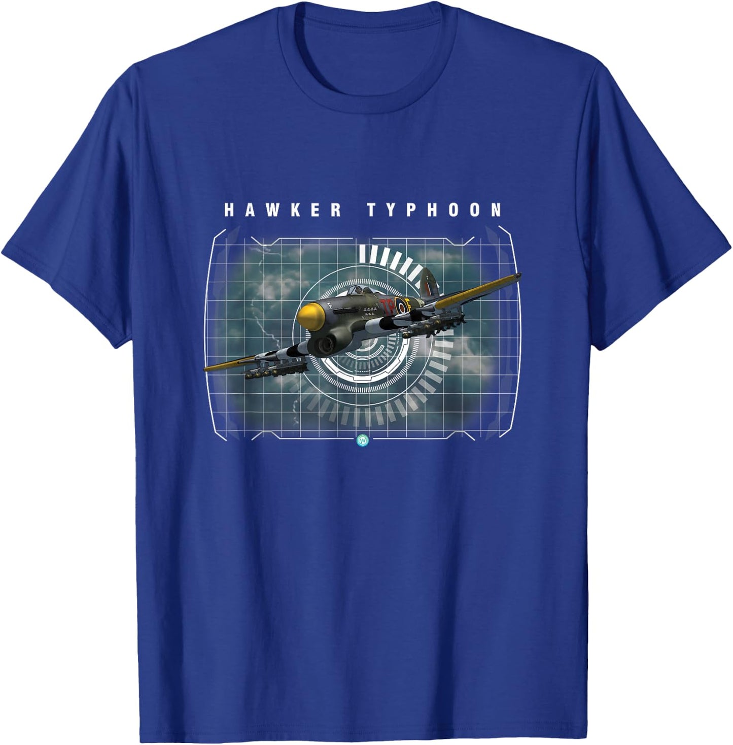 Hawker Typhoon WW2 Fighter Vintage Pilot Gift T-Shirt - T-Shirt | Royal