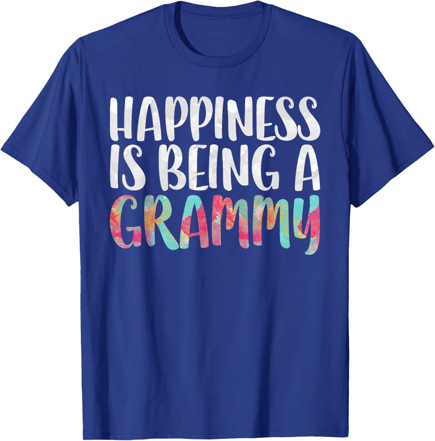 Happiness Is Being A Grammy Shirt Women Mothers Day T-Shirt - T-Shirt | Royal