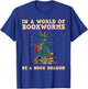Cute Bookworm Design Women Kids Librarian Book Lover Small T-Shirt - T-Shirt | Royal